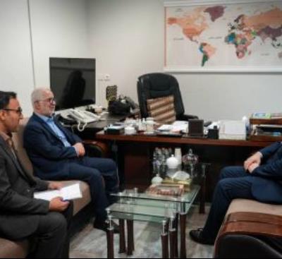 İranın Azərbaycan Respublikasındakı səfirinin daxili işlər naziri ilə görüşü